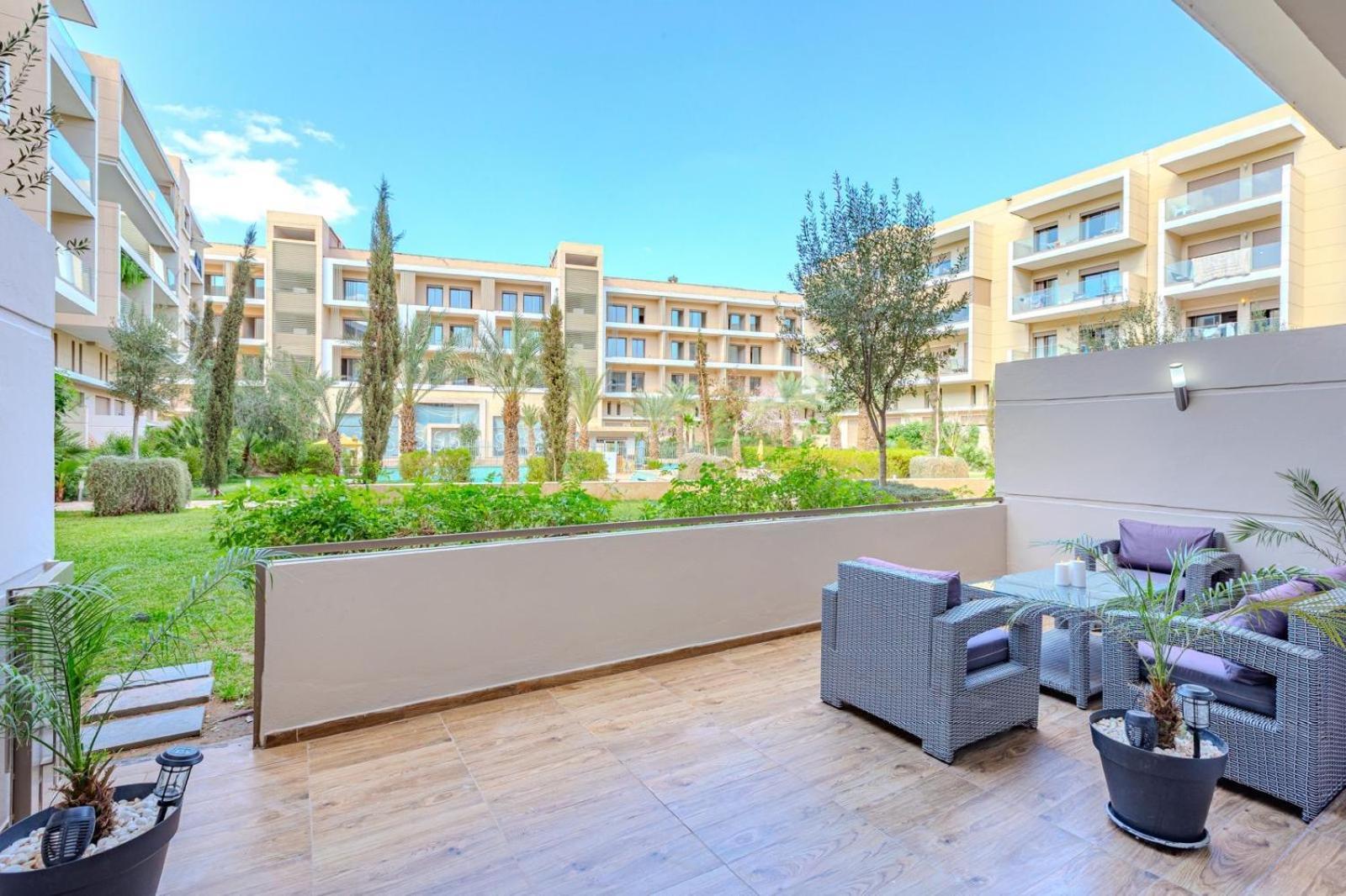 Royal Deluxe Gold - Marrakech, Luxe Pool View Apartamento Marraquexe Exterior foto