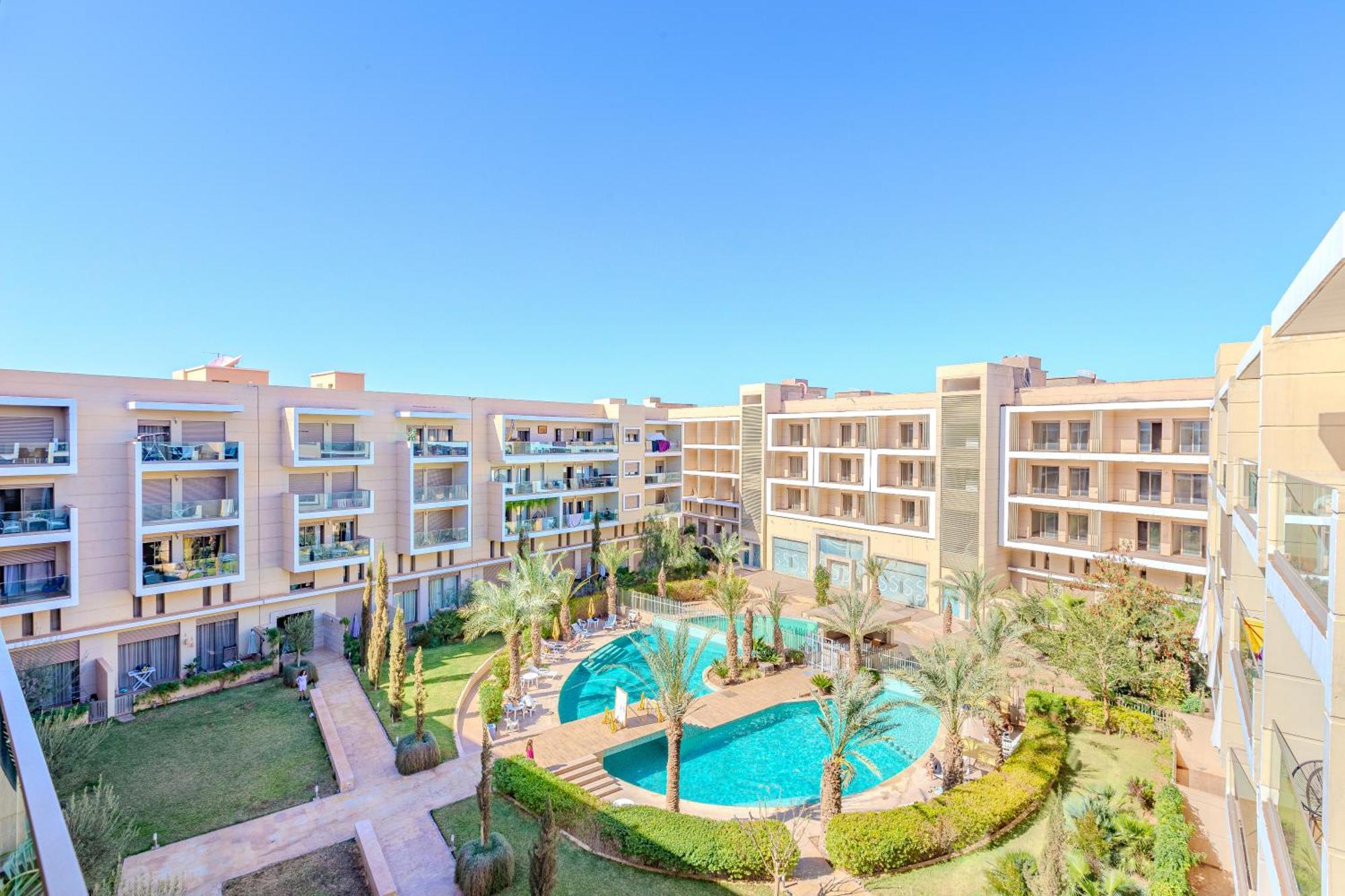 Royal Deluxe Gold - Marrakech, Luxe Pool View Apartamento Marraquexe Exterior foto