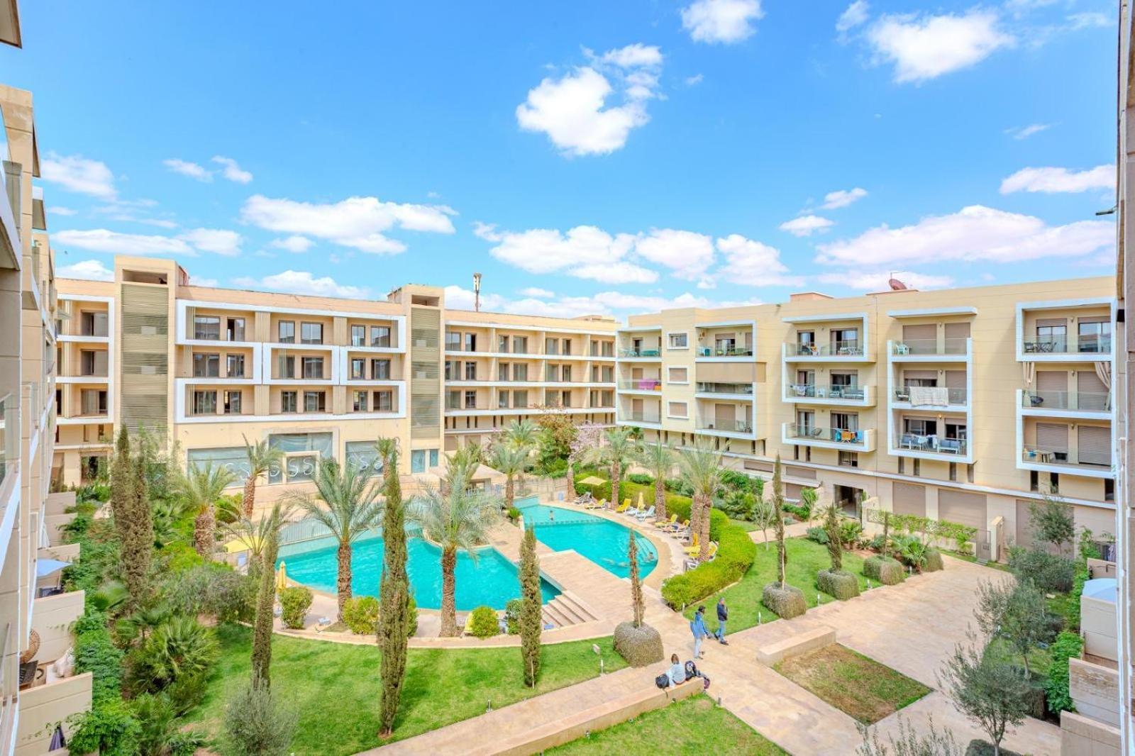 Royal Deluxe Gold - Marrakech, Luxe Pool View Apartamento Marraquexe Exterior foto